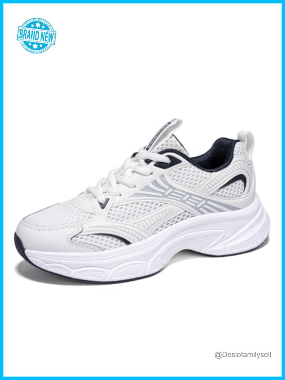 Women's Fashion Sneakers Chunky Breathable Platform Walking Shoes